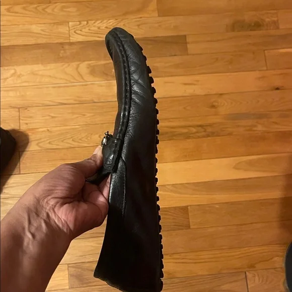 Men Gucci Black Leather Loafers - Picture 12 of 16